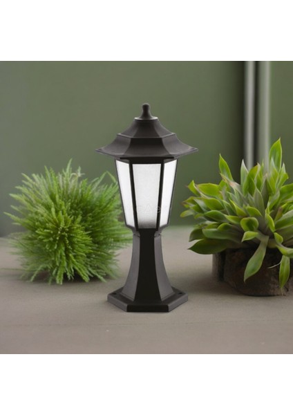 10 Watt Beyaz Işık LED Ampul Dahil Set Üstü Bahçe Aydınlatma Armatürü, Bahçe Duvar Aydınlatma Apliği