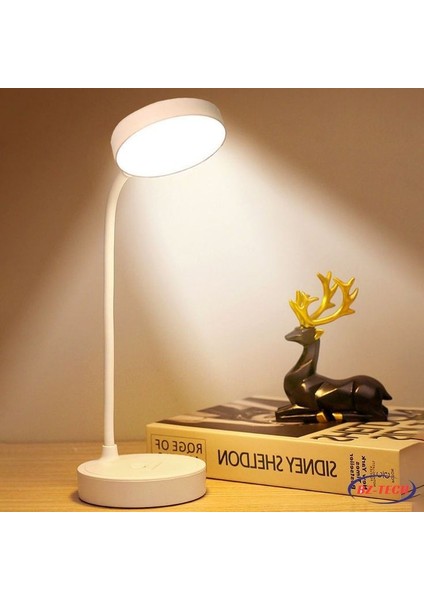 Şarjlı, 3 Işık Modlu, Her Yere Çevrilebilir, Taşınabilir, Mini - Modern Masa, Çalışma, Gece Lambası