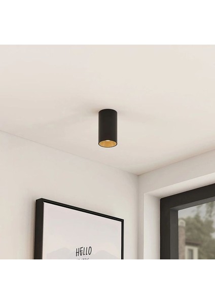10 x 6 cm Metal Kasa 7 Watt Günışığı GU10 Duy Sıva Üstü Tavan Armatür Dekoratif Metal Tavan Aplik