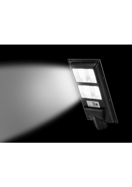 200 Watt, 16000 Lümen 6500K Beyaz Işık, Fotoselli, Sensörlü, Kumandalı Güneş Enerjili Bahçe Armatürü fırsatları