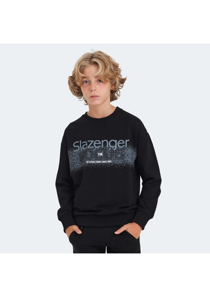 LAST Unisex Çocuk Sweatshirt Siyah