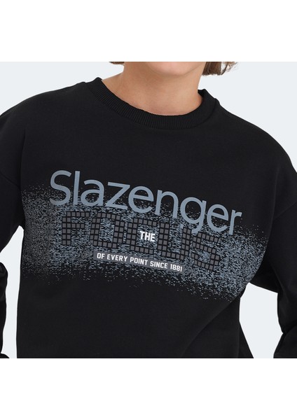 LAST Unisex Çocuk Sweatshirt Siyah fırsatları