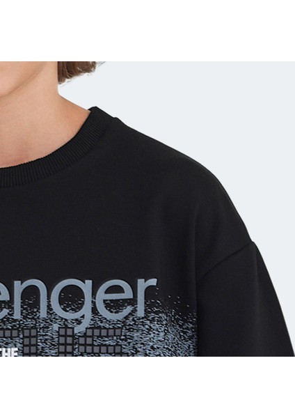 LAST Unisex Çocuk Sweatshirt Siyah indirimleri