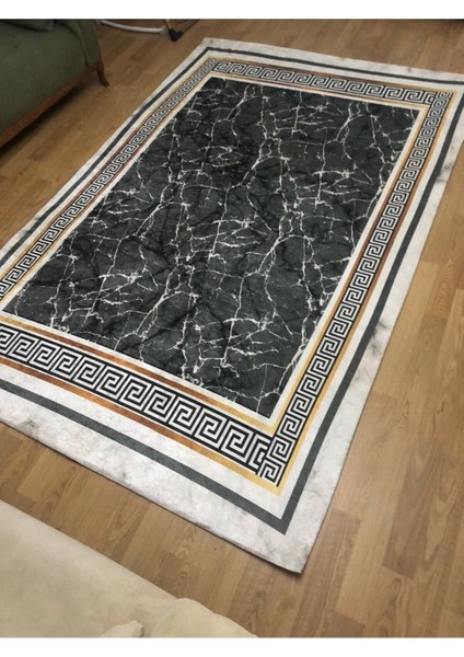 Hithit Model Ipek Kadife Lastikli Halı Örtüsü 4m2-160x230