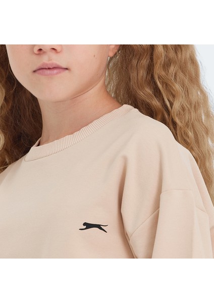 LUPPA Unisex Çocuk Sweatshirt Camel fırsatları