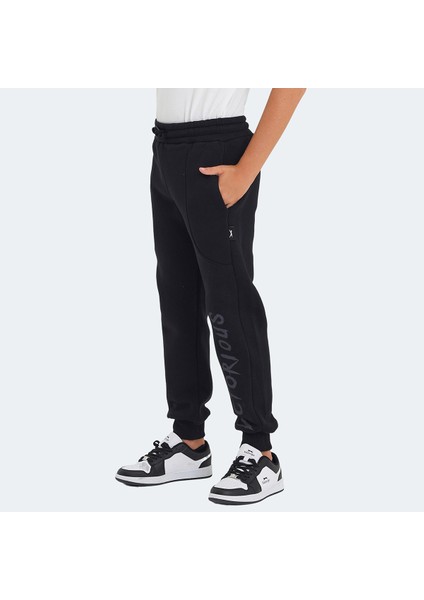 LANEY Unisex Çocuk Eşofman Altı Siyah