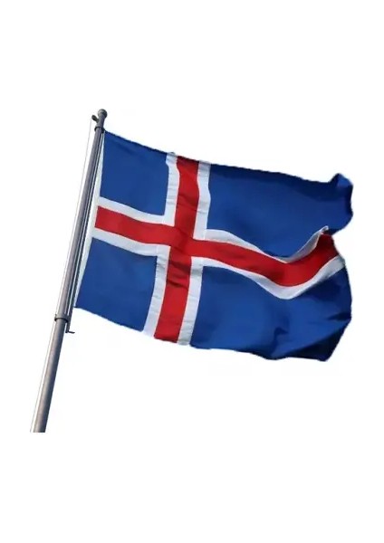 Izlanda Bayrağı 100X150 cm