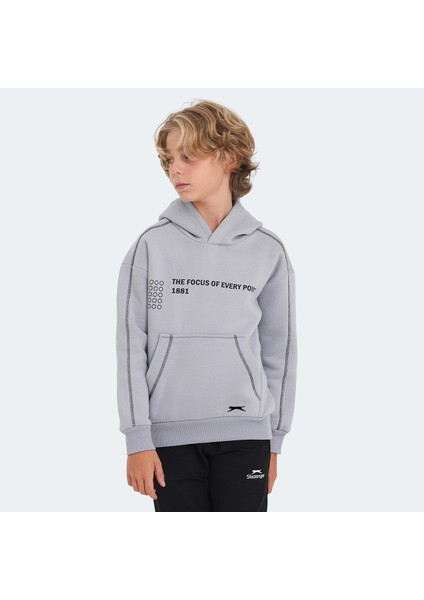 LEVON Unisex Çocuk Sweatshirt Taş Gri modelleri