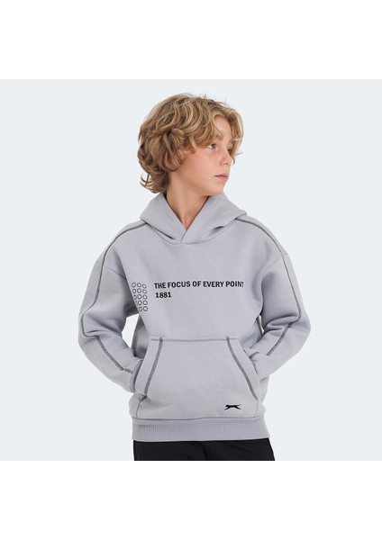 LEVON Unisex Çocuk Sweatshirt Taş Gri indirimleri