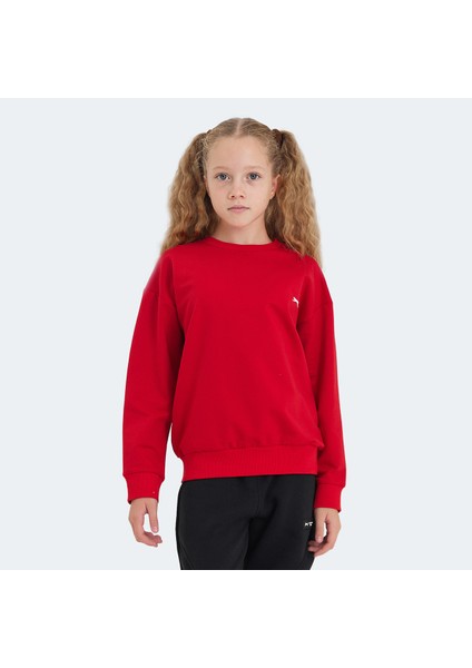 LUPPA Unisex Çocuk Sweatshirt Kırmızı