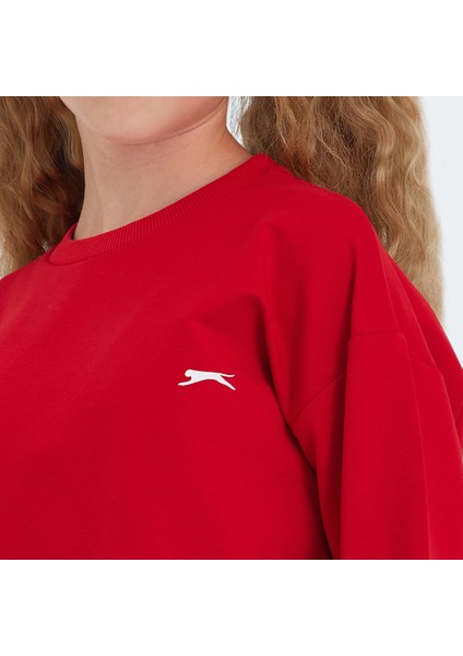 LUPPA Unisex Çocuk Sweatshirt Kırmızı fırsatları