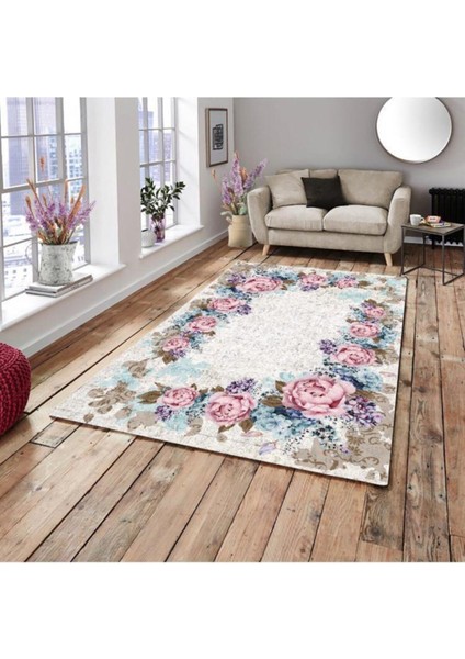 Ipek Kadife Lastikli Halı Örtüsü 6m-200x300