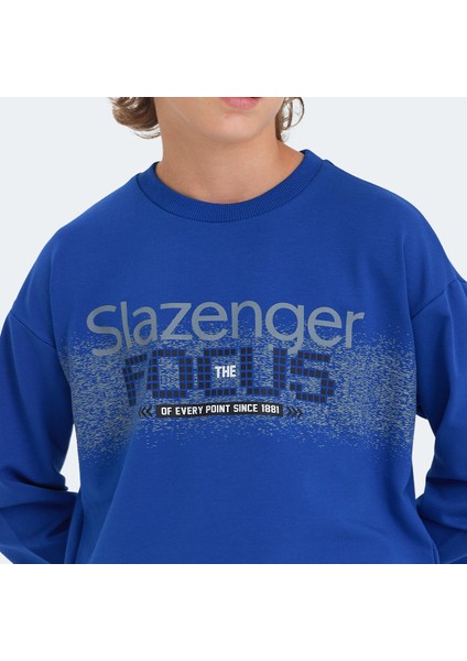 LAST Unisex Çocuk Sweatshirt Saks Mavi fırsatları