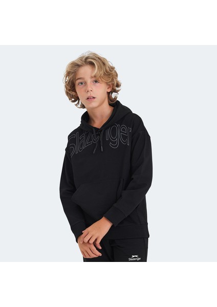 LETTO Unisex Çocuk Sweatshirt Siyah modelleri