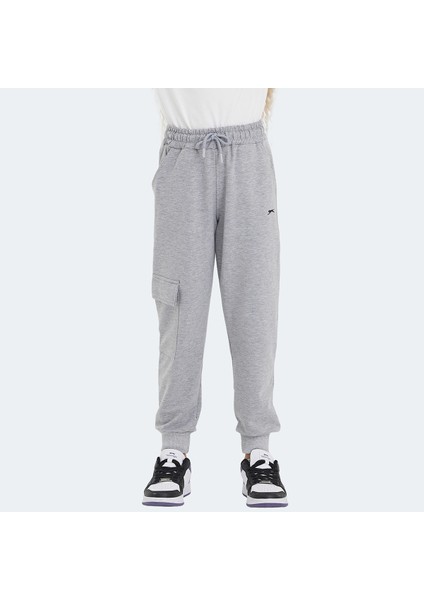 LIVE Unisex Çocuk Eşofman Altı Taş Gri