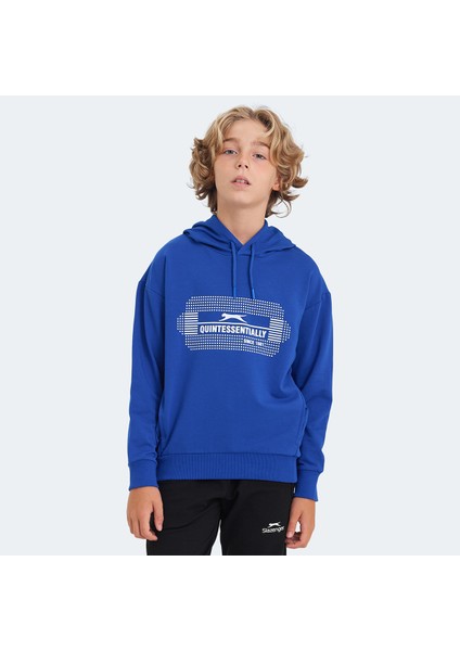 LAYO Unisex Çocuk Sweatshirt Saks Mavi