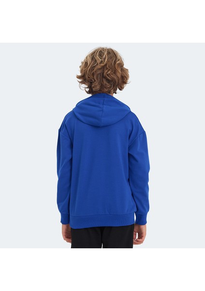 LAYO Unisex Çocuk Sweatshirt Saks Mavi