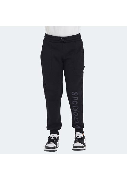 LANEY Unisex Çocuk Eşofman Altı Siyah