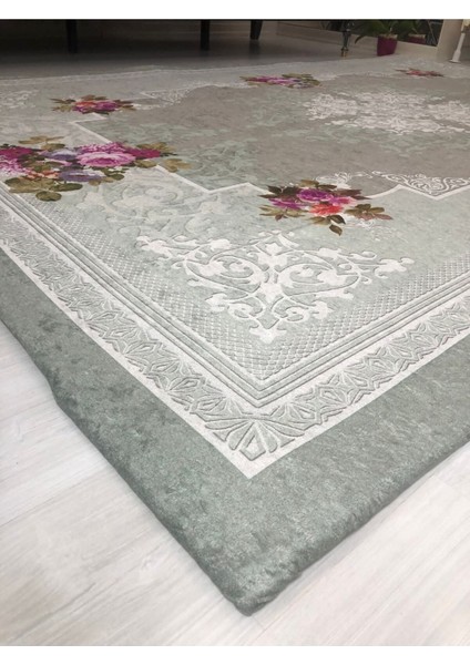 Ipek Kadife Lastikli Halı Örtüsü 4 M2- 160x230
