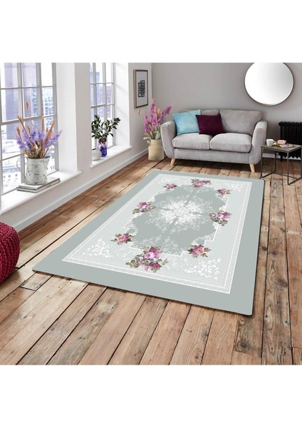 Ipek Kadife Lastikli Halı Örtüsü 4 M2- 160x230