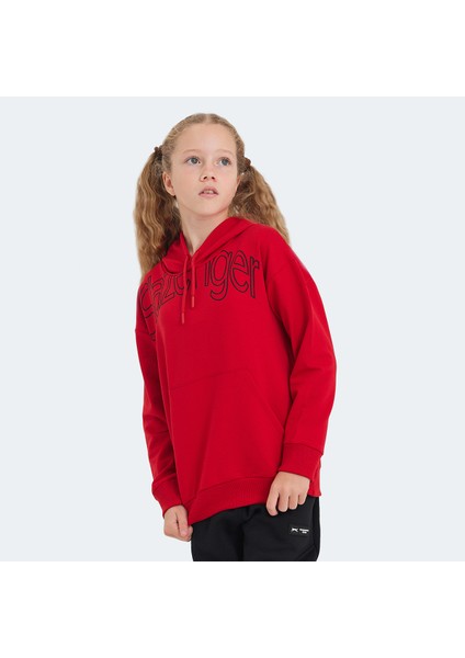 LETTO Unisex Çocuk Sweatshirt Kırmızı fırsatları