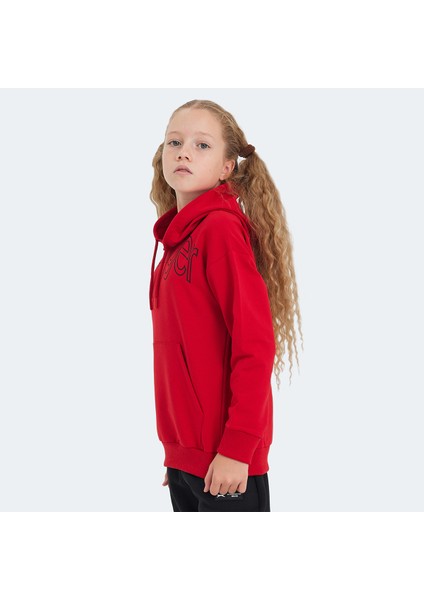 LETTO Unisex Çocuk Sweatshirt Kırmızı indirimleri