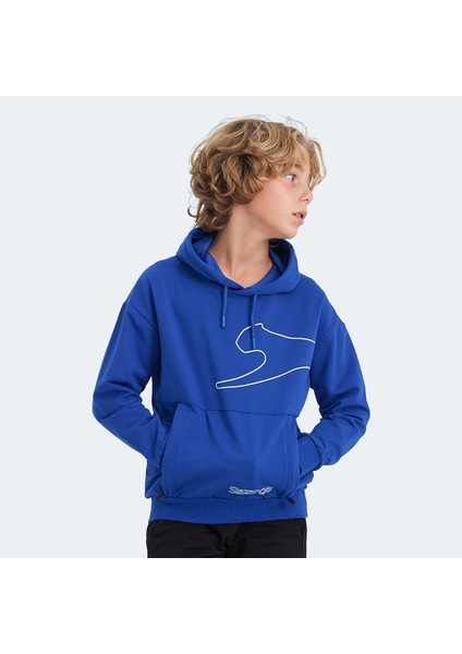 LINK Unisex Çocuk Sweatshirt Saks Mavi indirimleri