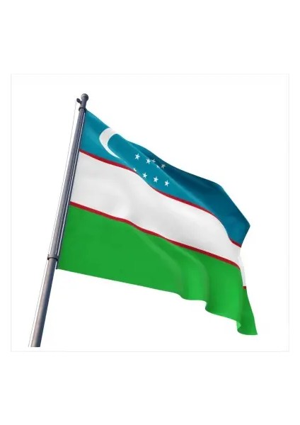 Özbekistan Bayrakları 100X150 cm