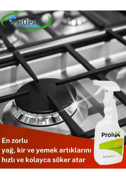 Prolüx Grill Fırın ve Ağır Yağ Çözücü 750ML