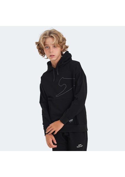 LINK Unisex Çocuk Sweatshirt Siyah indirimleri