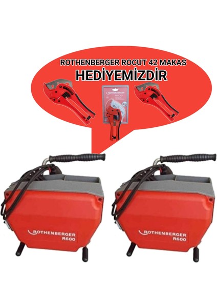 R600 Profesyonel Kanal Gider Açma Makinesi