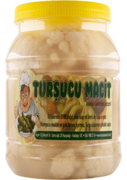 Karnabahar Turşusu Acı Turşu Sulu 1 kg