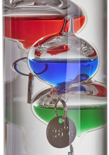 18-28 Galileo Galilei Sıvılı Termometre Termoskop 44CM modelleri