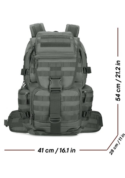 50L Su Geçirmez Outdoor Sırt Çantası Sportif Gri fırsatları
