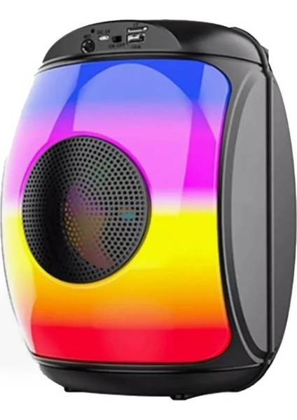 ZQS1438 Super Bass'lı Rgb Işıklı Mikrofonlu Bluetooth Hoparlör