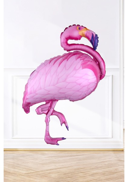 Flamingo Folyo Balon Pembe 100CM