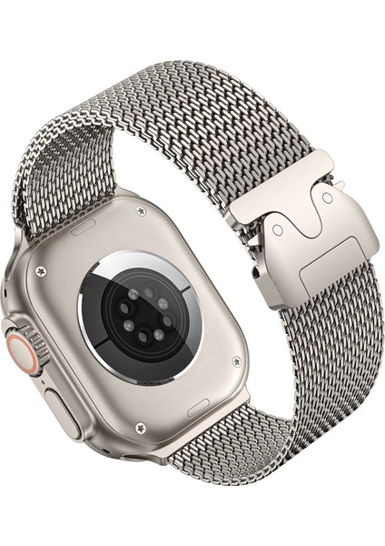 Apple Watch Series 10 46MM Metal Hasır Hafif Kordon Hava Kanallı | KRD-121