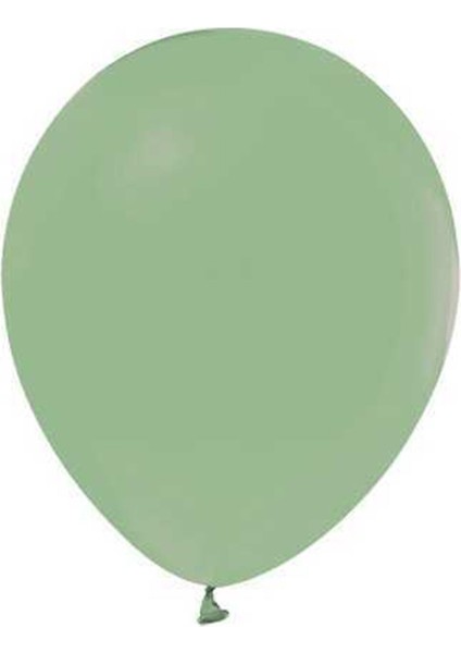 Küf Yeşili Balon 12" - 30 cm Lateks Küf Yeşili Renk Balon 10'lu Paket fiyatları