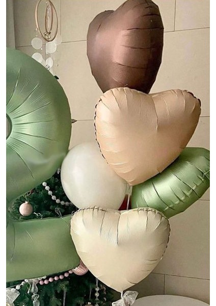 Retro Krem Kalp Folyo Balon 18"