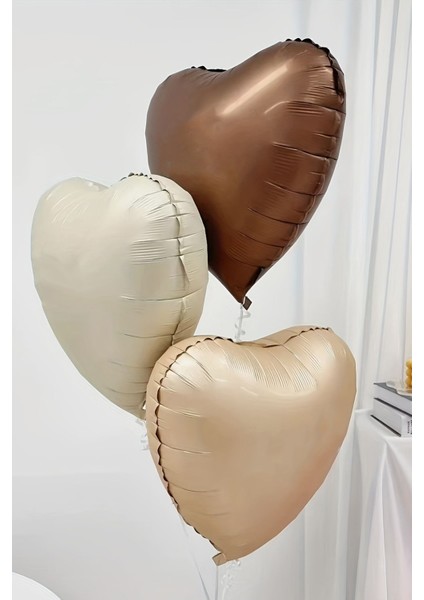 Retro Krem Kalp Folyo Balon 18"