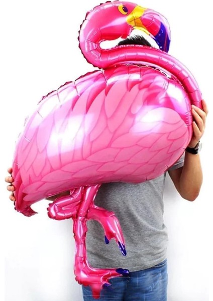 Flamingo Folyo Balon Pembe 100CM fırsatları