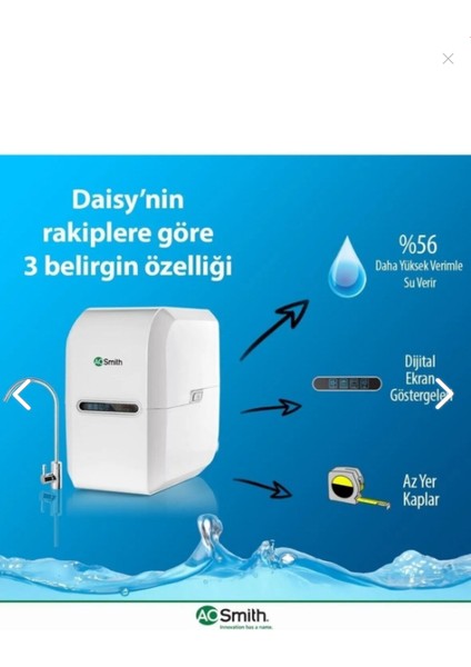 Daısy Yeni Mineral Dengeli Içme Suyu Arıtma Cihazı fiyatları