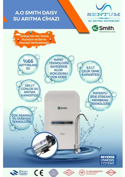 Daısy Yeni Mineral Dengeli Içme Suyu Arıtma Cihazı modelleri