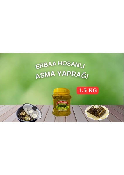 Tokat Erbaa Salamura Asma Yaprağı 1.5 KG Salamura Yaprak