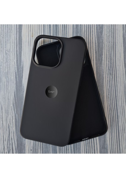 iPhone 15 Pro Uyumlu Lansman Içi Kadife Silikon Kılıf