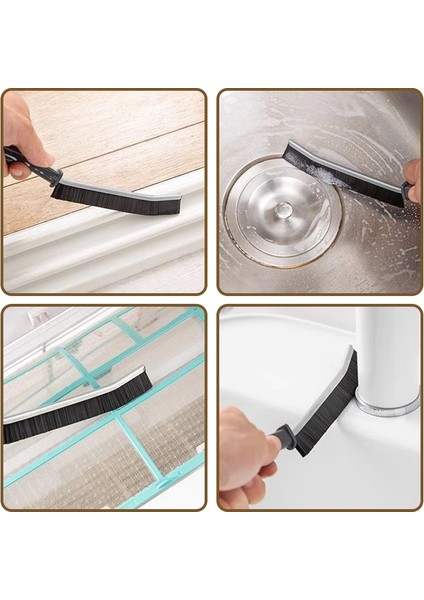 1 Adet Çok Amaçlı Multi Ince Temizlik Fırçası Derz Arası Banyo Mutfak Lavabo Detay Temizleme Fırçası