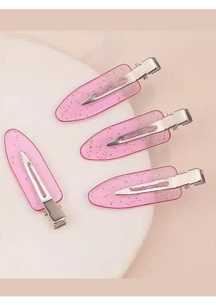 Iz Yapmayan 5’li Saç Makyaj Cilt Bakımı Klips Toka Seti Saydam