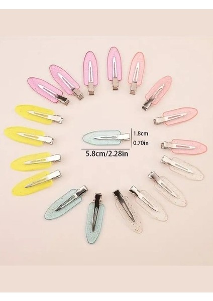 Iz Yapmayan 5’li Saç Makyaj Cilt Bakımı Klips Toka Seti Saydam fiyatları