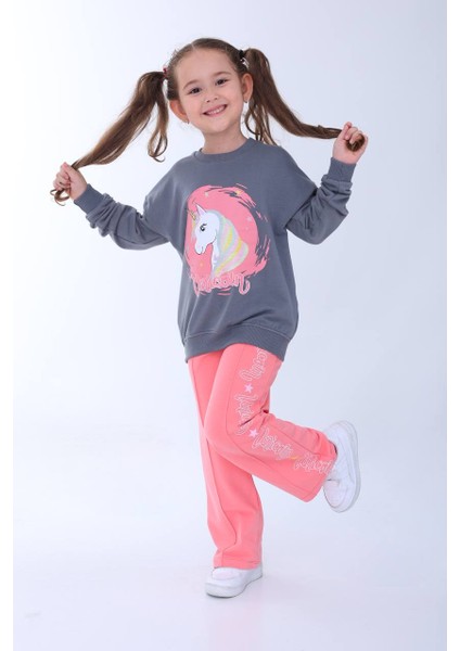 Unicorlu Baskılı Kız Çocuk Takım fiyatları