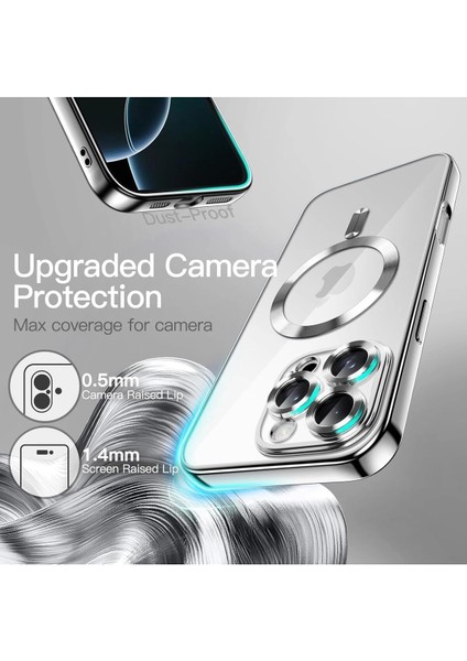 Apple iPhone 16 Pro Max Kılıf Kamera Korumalı Magsafe Wireless Şarj Özellikli Redclick Demre Kapak